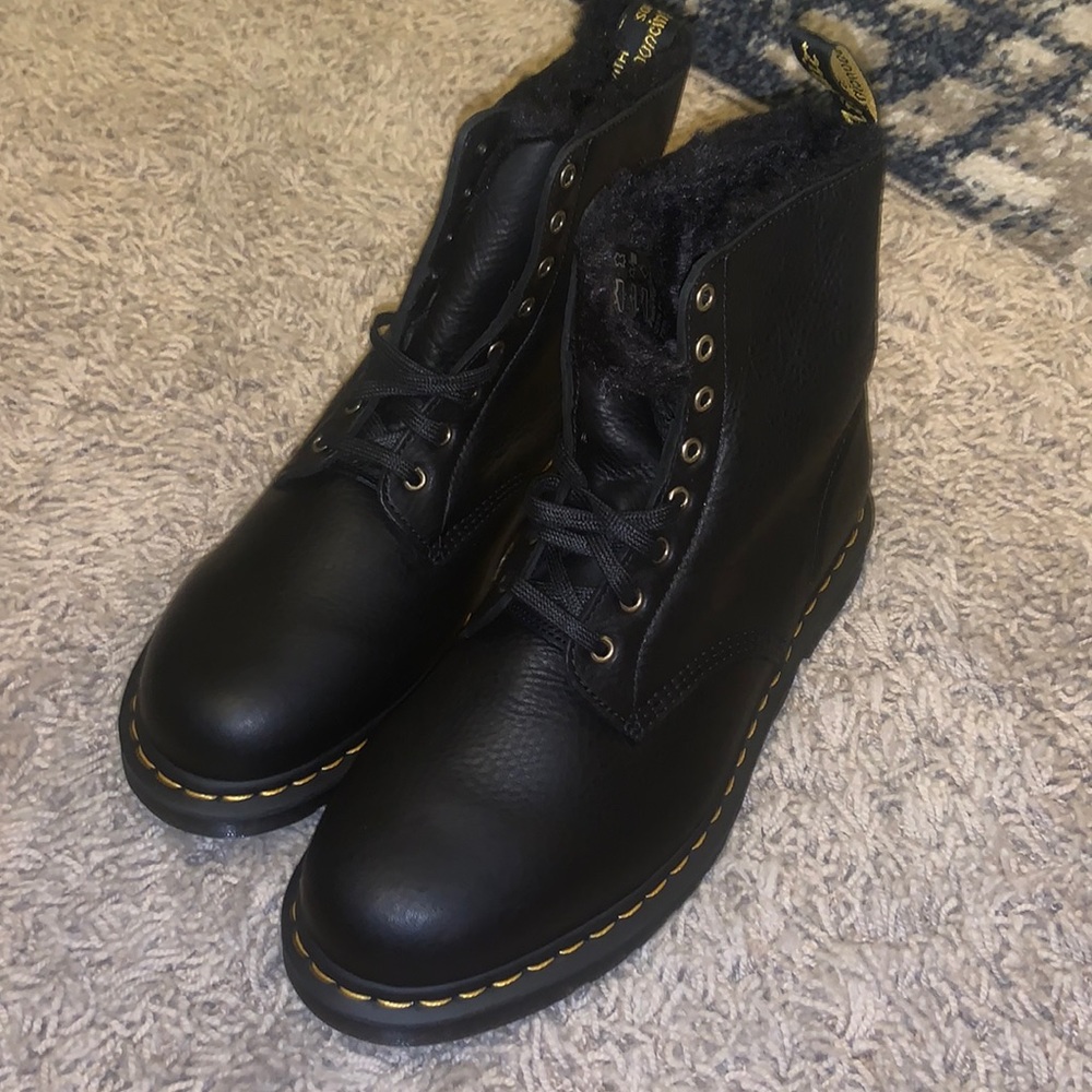 Mens Size 14 Dr Martens Jadon Fly Fleece Lined Boots